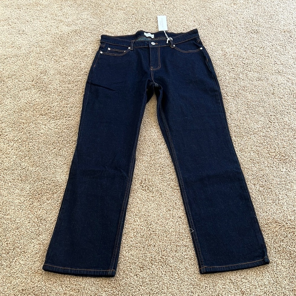 New! Five Four dark indigo mens SZ 33 relaxed fit Rollins jeans.
